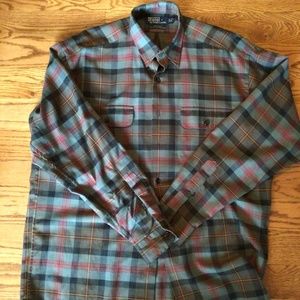 Polo Ralph Lauren Wool/Cotton Blend Fantastic Casual Winter Shirt Size L/M